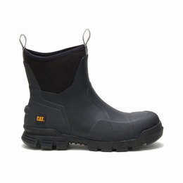 Caterpillar Stormers Steel Toe Work Férfi Bakancs Fekete, HU-C023